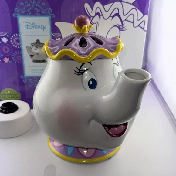 Scentsy Home DISNEY Beauty & The Beast Mrs. Potts Full Size Wax Warmer w/Box - Picture 4 of 15